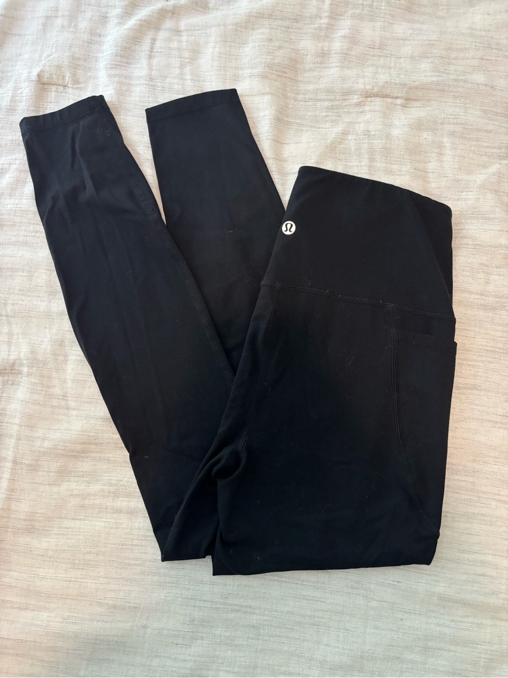 lululemon Black Leggings with side pockets